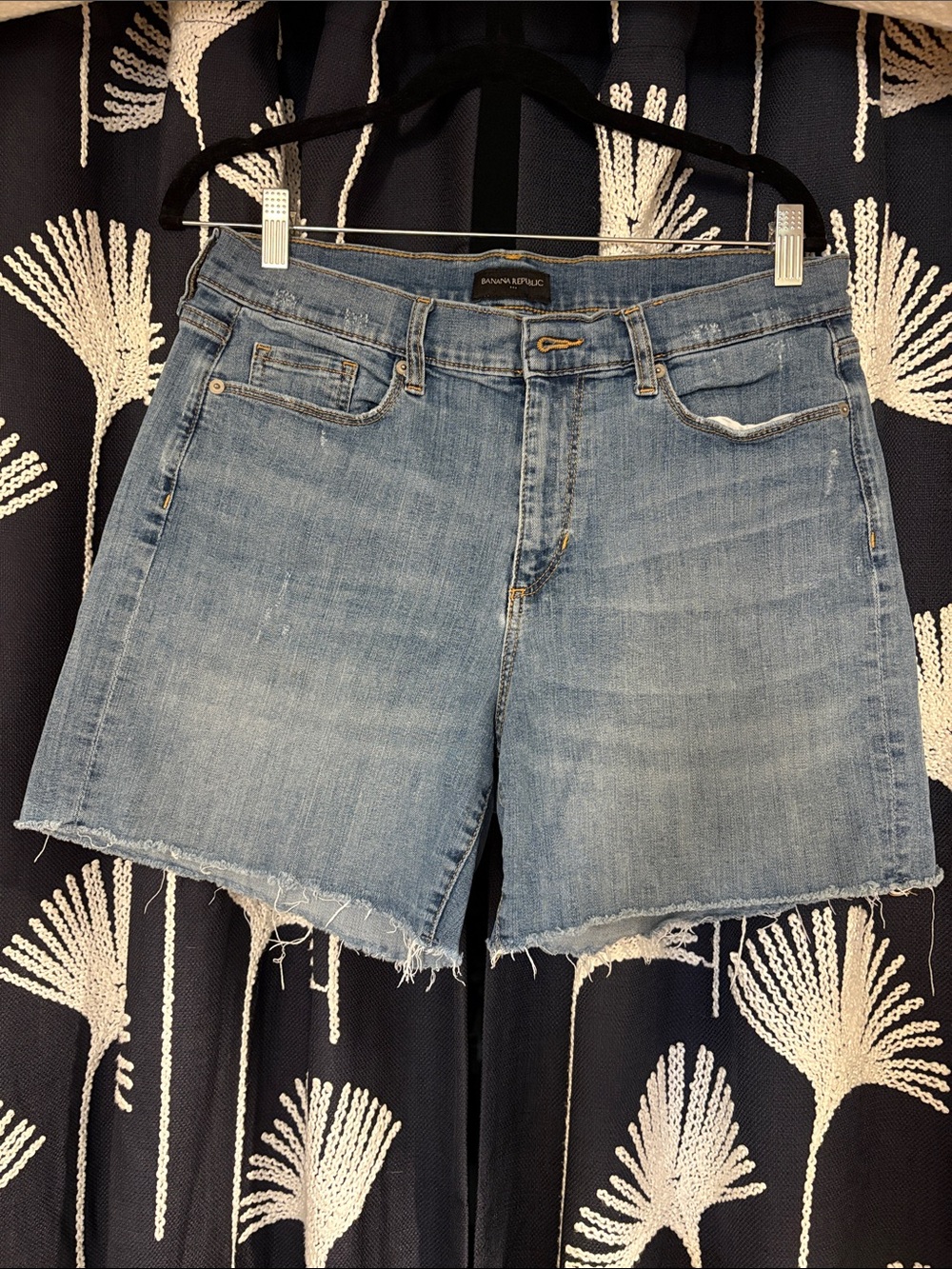 Banana Republic Light Blue Denim Cutoff Shorts